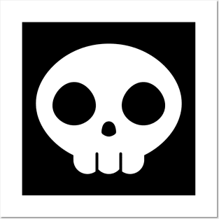 Cute Kawaii Skull Posters and Art